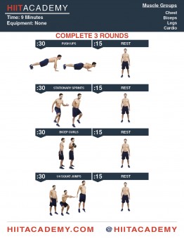 9 Minute Monday HIIT