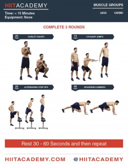 Intense Leg HIIT Workout