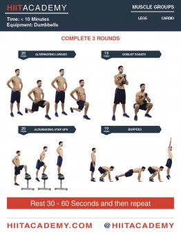 Leg Crushing HIIT Workout