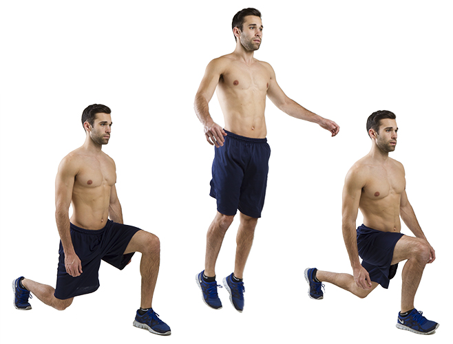 How To Do Alternating Jump Lunges