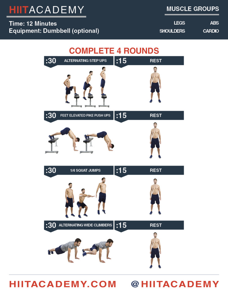 Step Your Workouts Up HIIT Workout