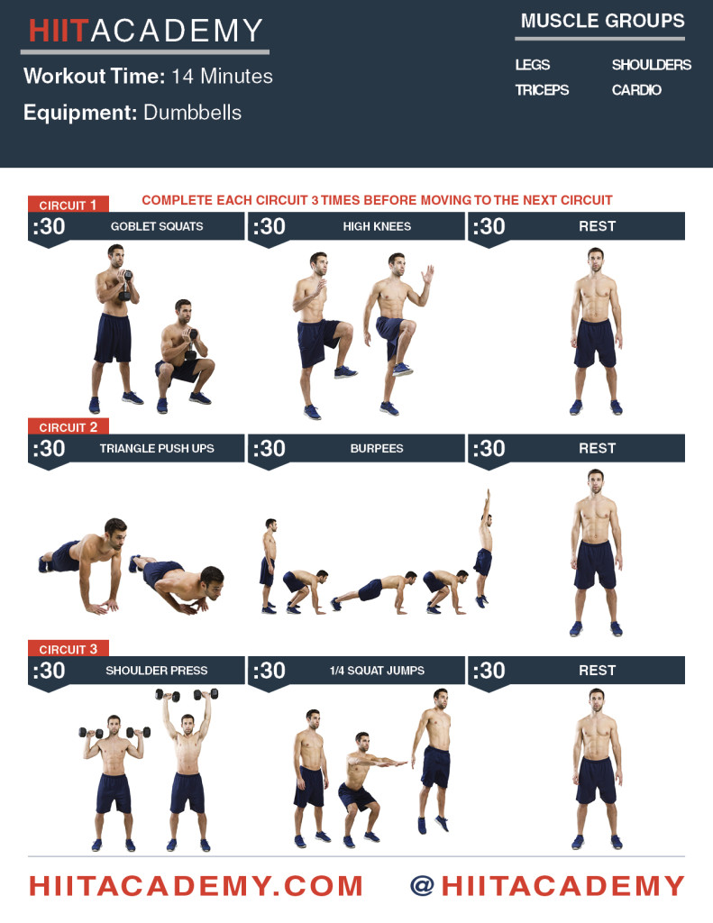 14 Minute HIIT Workout